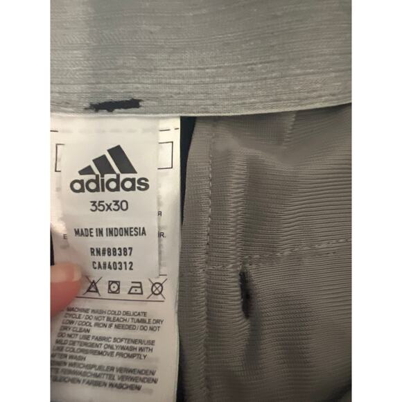 Adidas Pants Mens 35x30 Black Ultimate 365 Classic Regular Straight Golf Stretch - Picture 3 of 8
